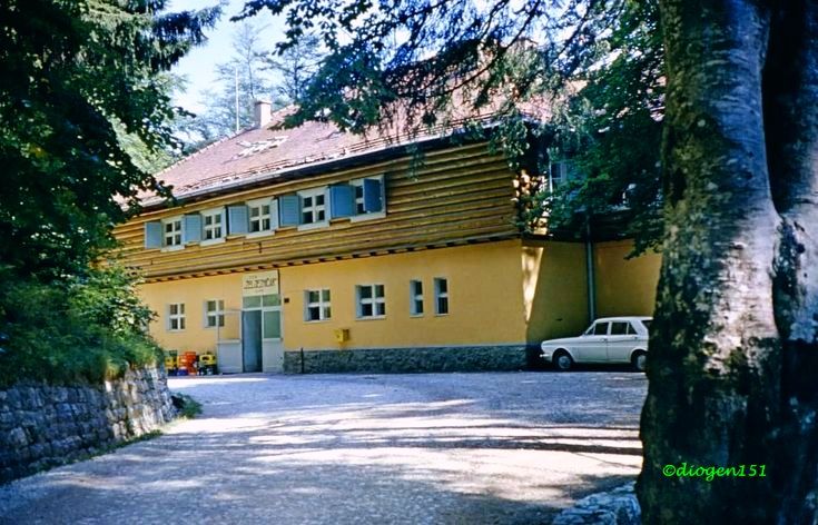 Sljeme. Dom Željezničara 1970-ih godina